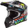 Oneal Casco Moto Cross Enduro Oneal 2SRS RANCID Nero/Bianco