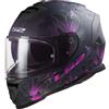 Ls2 Casco Integrale Moto Ls2 FF800 STORM 2 BURST Nero Opaco Rosa