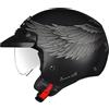 Nexx Casco Moto Jet Nexx Y.10 EAGLE RIDER Nero Grigio Opaco