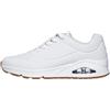 Skechers Uno sneakers da uomo con suola d'aria, Bianco, 41