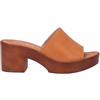 CINZIA SOFT IAF203174002 Cuoio Scarpa Donna Tacco Plateau Ciabatta Pelle Zoccolo 36