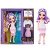 Rainbow High Fantastic Fashion Doll - VIOLET WILLOW - Bambola fashion viola da 11 e set da gioco con 2 abiti e accessori alla moda - Età 4-12 anni