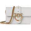 Pinko Love One Micro C Vitello Seta, Borsa Donna, I30q_grigio Pinguino-antique Gold, Taglia unica