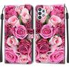 Feyten Cover per Samsung Galaxy A32 5G, Custodia Samsung A32 5G Portafoglio, Cover a Libro Galaxy A32 5G con [Supporto][Slot per Schede][Magnetica] Flip Protettiva Case di PU Pelle Cover (Rosa 2)