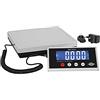 WEDO Bilancia per pacchi 50 Plus 50 kg/5 g incl. alimentatore di rete, argento/nero
