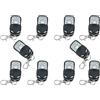 SQUADO Set di 10 telecomandi universali per cancello automatico duplicatore wireless remoto universale 433 mhz