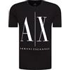 Armani Exchange T-Shirt Uomo Maglietta 8NZTPA ZJH4Z, Manica Corta, Girocollo (Nero, XL)
