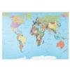 MyPuzzle.com MyPuzzle Mappa Del Mondo A Colori - Confini, Paesi, Strade E Città - Premium 1000 Pezzi Puzzle - MyPuzzle Collezione speciale di Puzzle Galaxy
