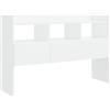 vidaXL Credenza Bianca 120x30,5x70 cm in Legno Multistrato