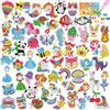 CAYUDEN Kit per pittura a mosaico, 60 pezzi, per bambini, motivo: animali, fai da te, con strass 5D, per bambini dai 4 ai 12 anni