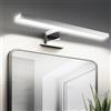 Hommie LED Applique Bagno, Luce Specchio Bagno 30CM con Interruttore, 5W/4000K, Lampada Specchio Bagno Bianco Neutro per Lampada da Armadio, Luce per Trucco, Impermeabile IP44