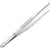 INGJIA Pinze Cucina Acciaio 16-40cm, Pinza da Chef Professionali di Alta Precisione, Barbecue, Bistecca, Hamburger, Pasta, Dessert, Decorazione, Estrazione, Cottura al Forno (Multiuso, 30cm)
