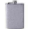 JOCXZI Fiaschette,Mini fiaschetta, fiaschetta Portatile in Acciaio Inossidabile, 8 Once Argento 230 ml