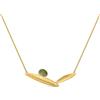JOI D'ART COLLANA D'ORO OLIVIA | Disegnato da Clara Niubò | Collezione Olivia | Collana corta in metallo dorato placcato oro 24 carati | d'oro