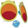 B. toys - Acchiappacriteri - Frankie la rana - Gioco del lancio e della cattura - 2 palette per rane e palla in tessuto - Giocattolo attivo per bambini - Set da gioco per esterni - 3 anni +