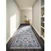 Villeroy & Boch Emmanuel - Tappeto a pelo corto, classico, per soggiorno, camera da letto, sala da pranzo, corridoio, cucina, 80 x 240 cm, colore: blu crema