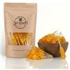 SIVIFOOD SPIRIT - Of - ORIENT SIVIFOOD Bastoncini di zucchero candito con zafferano Confezione da 10 - Caramelle dorate su bastoncino per tè Nabat Zafferano Zucchero su bastoncino Bastoncini di zucchero caffè da regalare