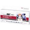 Tombow ABT PRO - Set di 12 pennarelli a base di alcool, set di Manga Shonen