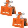 HNOOM Pastiglie Freni per Bicicletta in Ceramica, Pastiglie Freni MTB ad Alte Prestazioni, a Disco, Pastiglie Bici per B01S B03S Deore Tektro TRP (Arancione)