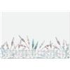 SIGEL HO303 - Sottomano in carta, calendari per 3 anni e settimana, design forest leaves, A2 (59,5 x 41 cm), bianco/blu/marrone, 30 fogli