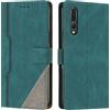 JZASES Cover per Huawei P20 Pro, Custodia in PU Pelle, Antiurto Libro Portafoglio Protettiva Cover Compatibile con Huawei P20 Pro, Verde