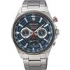 Seiko Orologio Analogico al Quarzo Uomo con Cinturino in Acciaio Inossidabile SSB407P1