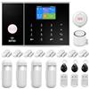 LWOHSI Sistema di allarme di sicurezza domestica 4G, kit di allarme per casa intelligente con allarme APP per telefono, funziona con Alexa e Google per la casa, l'appartamento