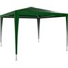 Arreditaly Gazebo 3x3 M Struttura In Acciaio Copertura In PE 110 gr/m² Impermeabile Idrorepellente Resistente Raggi Solari UV Tenda Ombrellone Per Fiere Pic Nic Campeggio Esterno Giardino Piscina (Verde)