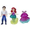 Disney Princess Hasbro Ariel e Principe Eric (Piccola Bambola collezionabile, Small Doll Royal Clips)
