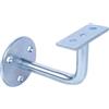 Alberts 855949 Supporto per corrimano, Argento