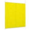 Khome K-Home Tenda plissettata Klemmfix, colore giallo, 105 x 130 cm (larghezza x lunghezza), design unico con incantevole effetto luminoso
