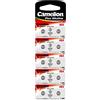 Mobilotec Camelion Pile a bottone alcaline AG4/LR66/LR626/377 con AlMn/1,5 V/18 mAh