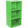 Rigamonti Libreria scaffale 3 Ripiani, per Soggiorno, Camera da Letto, Ufficio Colore Verde.