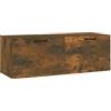 vidaXL Mobile Pensile Rovere Fumo 100x36,5x35 cm Legno Multistrato