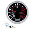 CGEAMDY Indicatore Pressione Turbo, Misuratore di Pressione Universale Auto Turbo Boost, Turbo Boost Meter Manometro PSI Indicatore Displaym, 52MM 12V Alta Precisione per Automobili Camper Camion