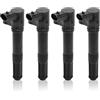 Anlseiod 4 Bobina Accensione per Fiat Idea Bravo Grande Punto 500 500c 500l Tipo 1.4 | Bobina Candele per Lancia Musa 1.4 Ypsilon 1.2 Iveco Daily 3.0 Mito 1.4 46777288 55246099 504142675
