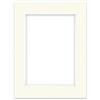 nielsen Conservation Passepartout 2,2 mm, formato esterno 30x40 cm per quadri DIN A4, bianco crema con struttura