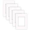 nielsen Conservation Cartoncino Passepartout 2,2 mm, set di 5, formato esterno 21x29,7 cm (DIN A4) per foto 13x18 cm, bianco puro liscio