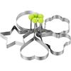 KXUSW Stampo Pancake-Stampo per Frittata in Acciaio Inox 5 Pezzi-Macchina per Uova in Camicia-Stampi per Uova in Acciaio Inossidabile-Stabile，5 Forme
