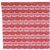 Edelman 8718861656039 Coperta Rossa con Decorazioni Natalizie