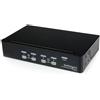 StarTech.com Switch KVM professionale VGA USB a 4 porte con hub