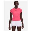 Nike Advantage W - T-shirt Tennis - Donna - Rosa