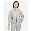 Nike Tech Fleece Jr - Felpa - Grigio