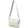 MIGURA Borsa da donna in pelle PU elegante borsa a tracolla tracolla tracolla regolabile ampia cerniera vari scomparti rettangolari quadrati casual texture piacevole bianco, bianco