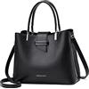 PORRASSO Moda Borsa a Mano Borsa a Tracolla da Donna Borsetta Borse a Secchiello Borsa a Spalla in Pelle PU Handbags Nero