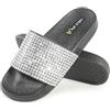 fur story Ciabatte da donna Ciabatte Strass Glitter Pantofole Accoglienti Camera da Letto Pantofole Doccia Scarpe Carine Pantofole per Le Donne Sandali Piattaforma, Grande bianco, 46/47 EU
