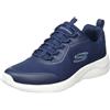 Skechers 894133 Nvy, Scarpe da Ginnastica Uomo, Navy Mesh/Synthetic/Trim, 44 EU