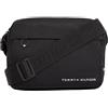 Tommy Hilfiger Uomo Borsa a Tracolla Reporter Borsa a Spalla, Nero (Black), Taglia Unica