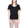 Alviero Martini T-Shirt Manica Corta con Risvolti Geo Classic 24ED10748JC76 Nero