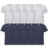 Fruit of the Loom, T-shirt da uomo con scollo a V Valueweight (confezione da 10), 5grigio/5navy, XXL